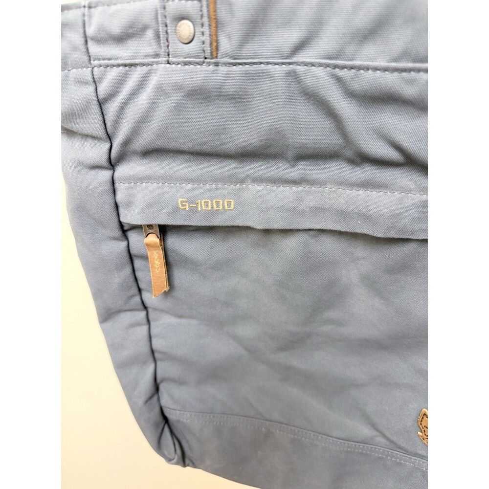 Fjällräven Totepack No. 1 Dusk Blue Gray G-1000 Convertible Tote Backpack - Picture 4 of 13
